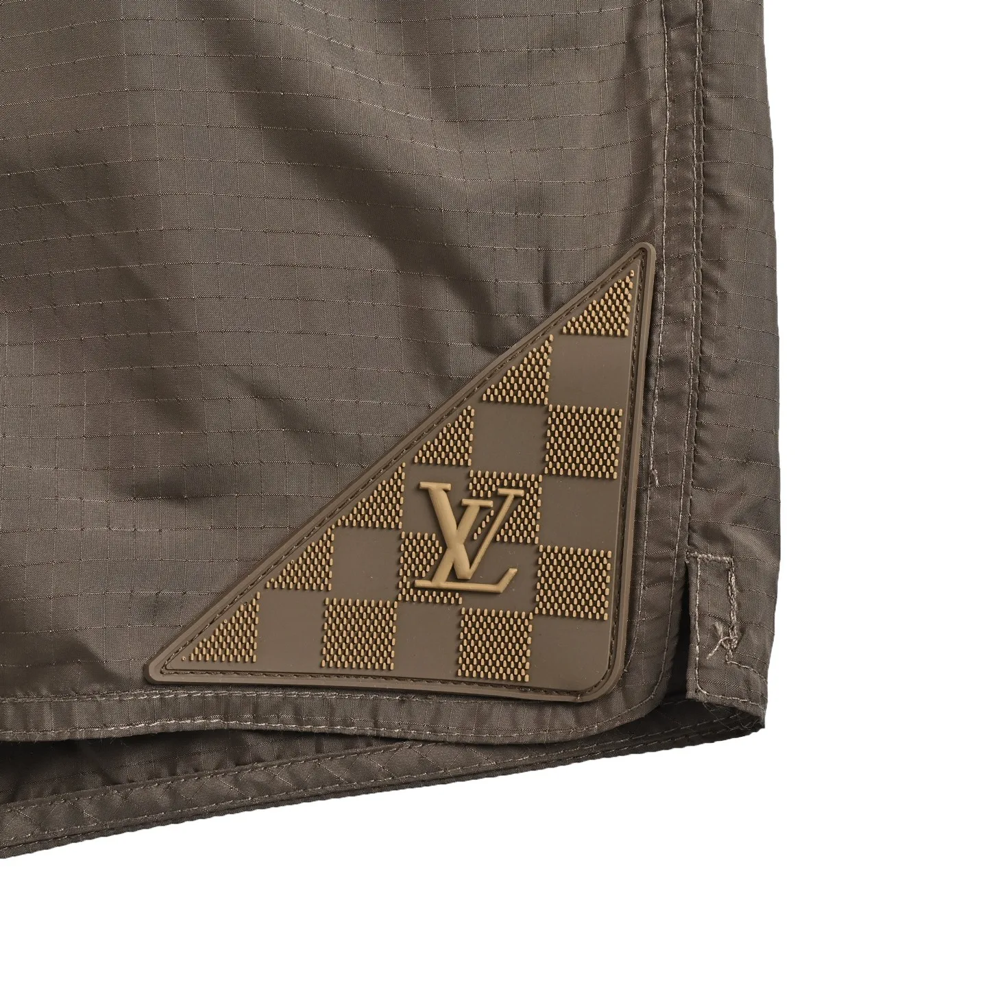 Louis Vuitton/Louis Vuitton 26ss hem silicone logo nylon beach shorts